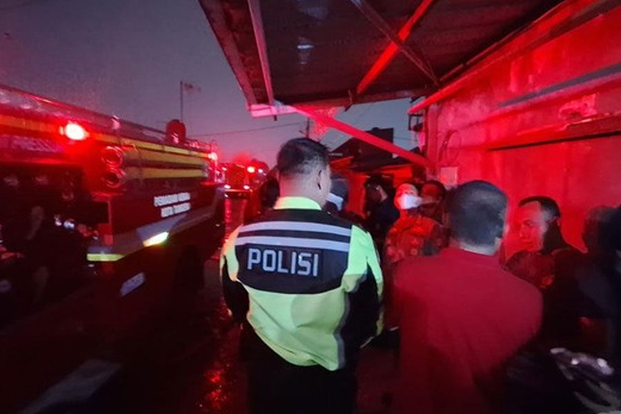 Kebakaran-di-Kompleks-Asrama-Polri-Diduga-Berasal-dari-Kompor-Warga